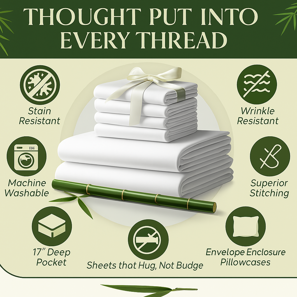 Lunava™ | Bamboo Sheets - ShopVectura