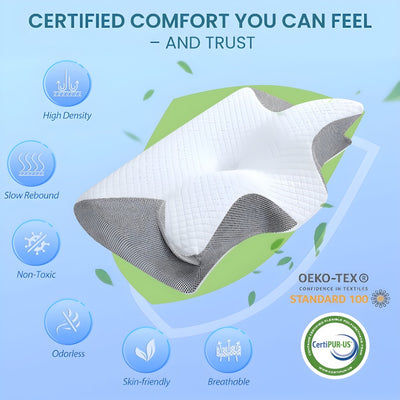 ErgoCloud™ │ Memory Pillow - ShopVectura