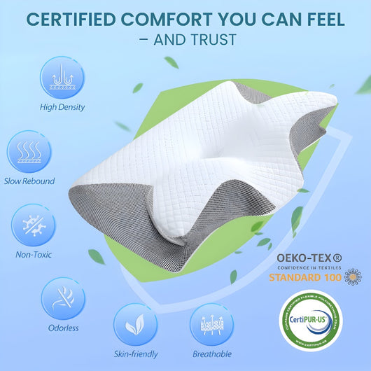 ErgoCloud™ │ Memory Pillow - ShopVectura