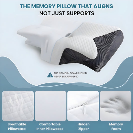 ErgoCloud™ │ Memory Pillow - ShopVectura
